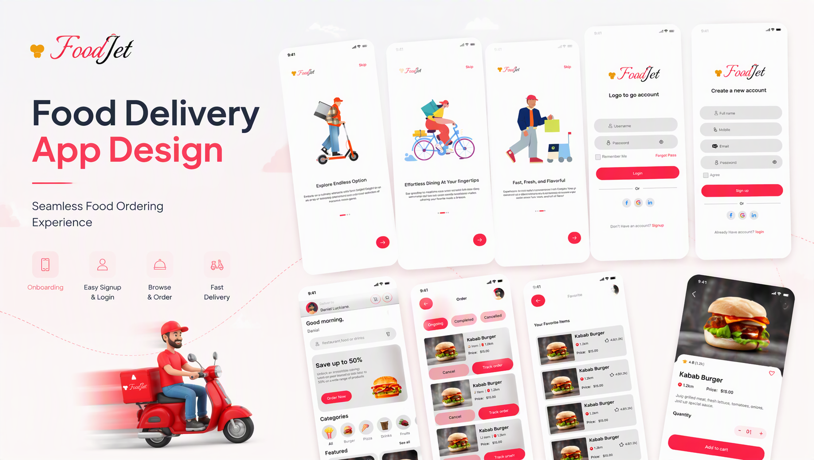 Food Ordering App UI