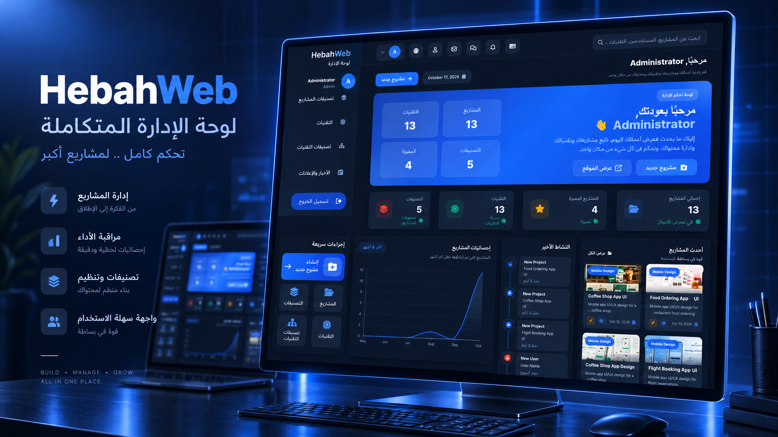 Hebah Digital Studio Website UI