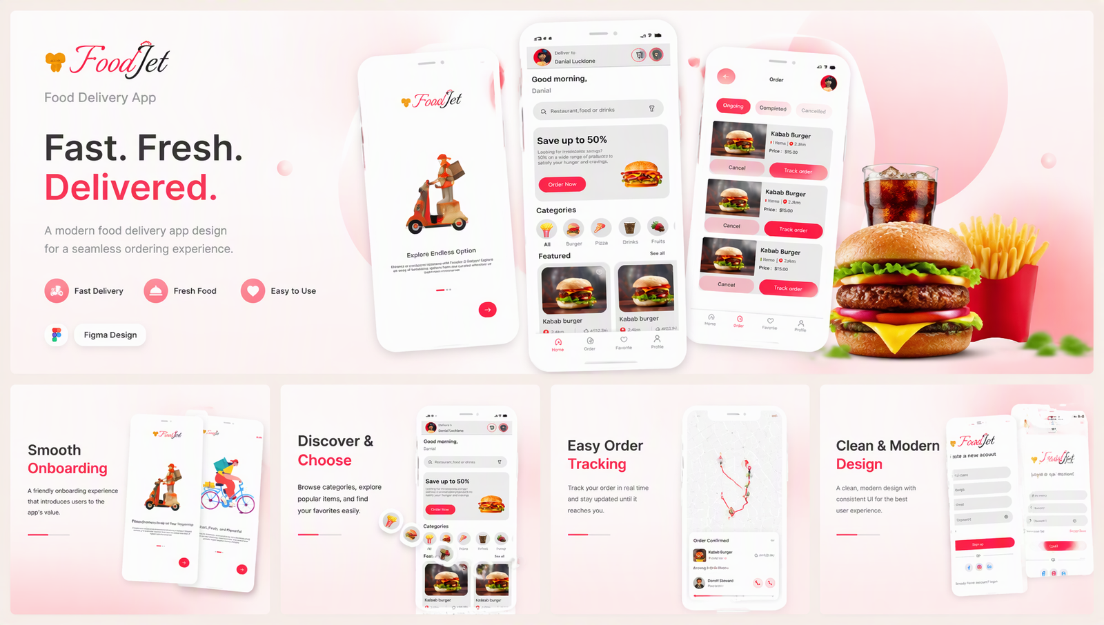 Food Ordering App UI